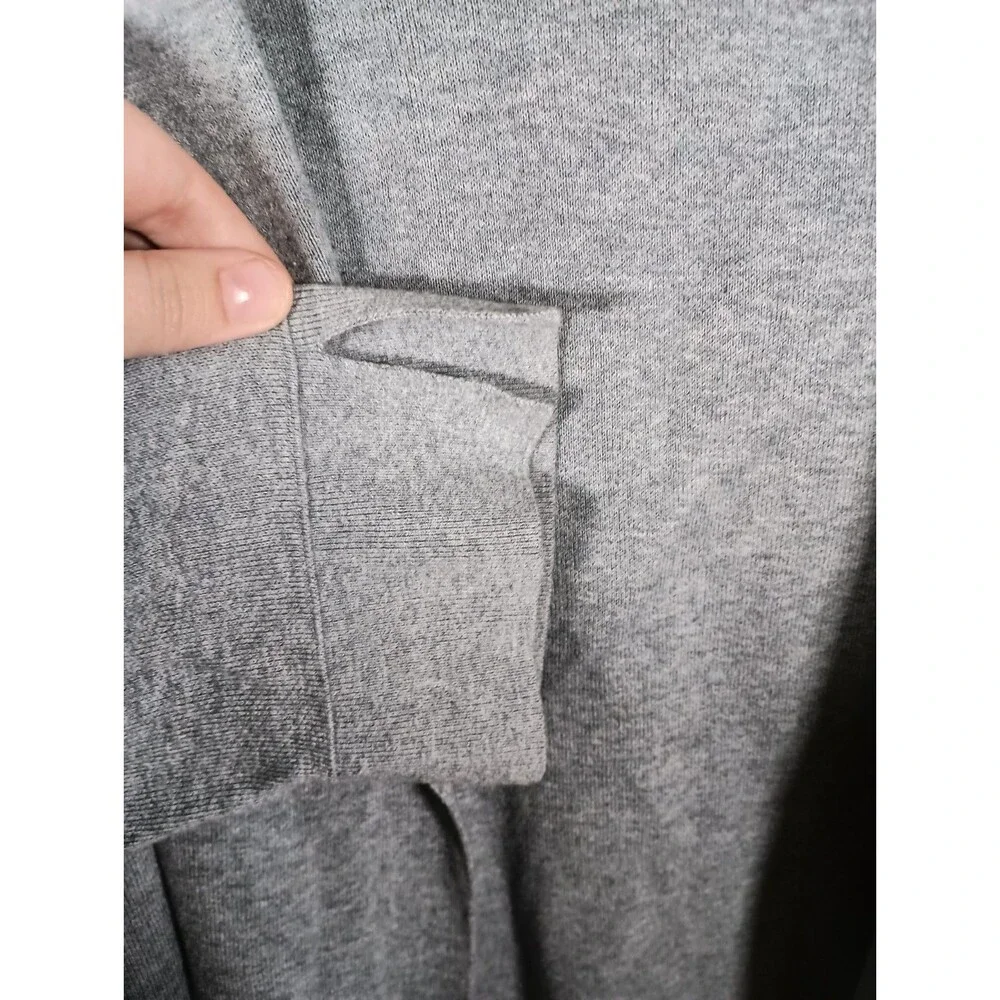 J.Jill Open Long Sleeve Gray Collared Womens Cardigan Size XL